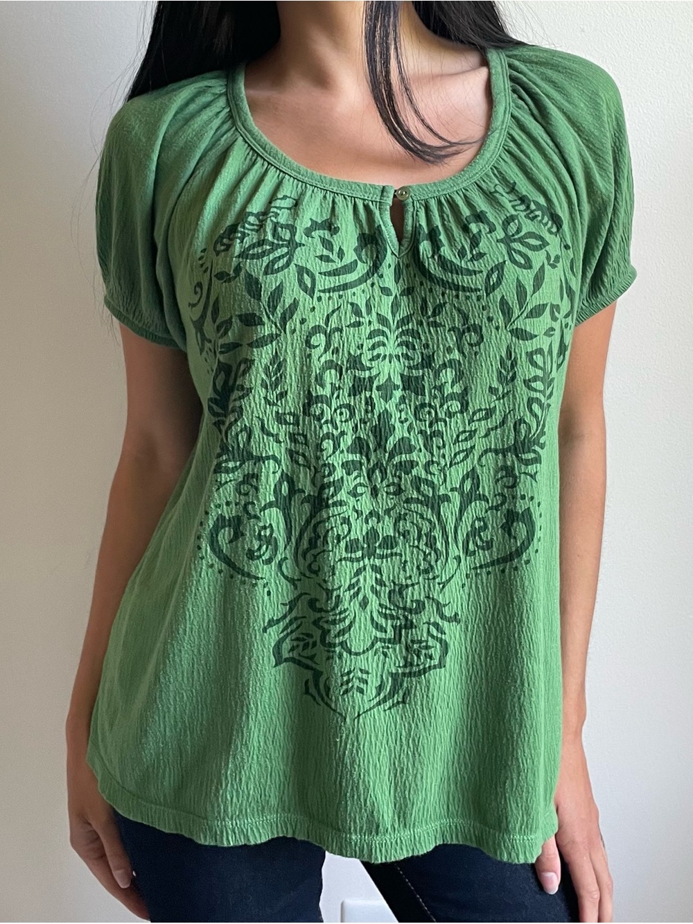 Basic Editions Y2K Babydoll Top